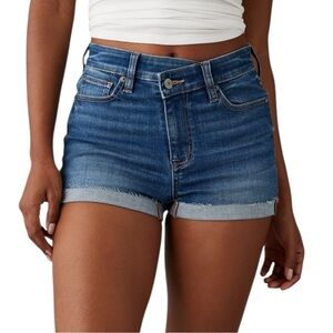 AEO Hi-Rise Shortie Denim Shorts size 6